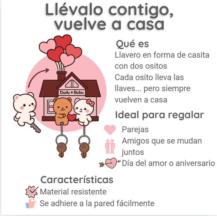 Mii & Mii Llavero Adorable